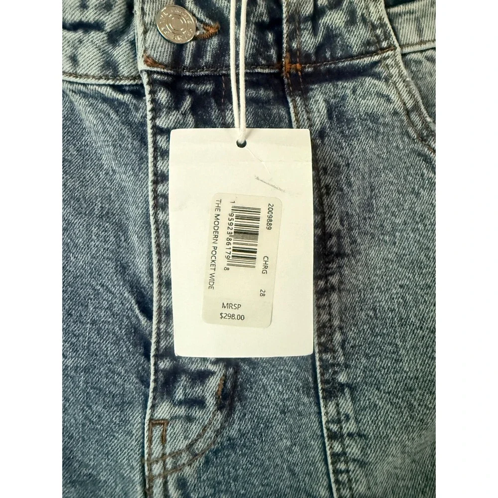 Frame Denim Midwash Wide-Leg Flare Jeans